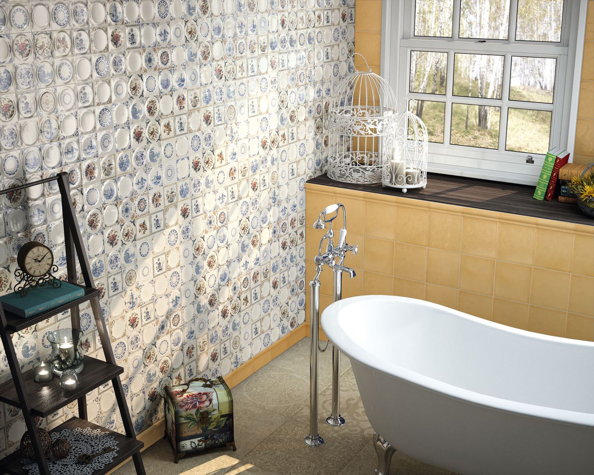 Бордюр London Azul 5х20